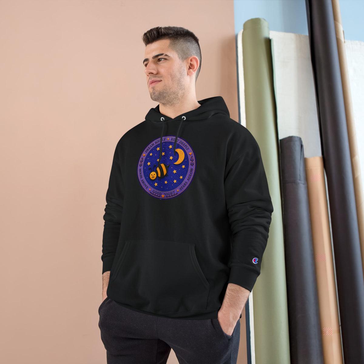 Unisex Bee Moon Hoodie