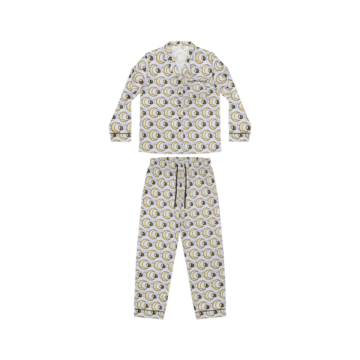 Bee Moon Satin Pajama Set
