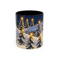 Christmas Snowy Night Mug — Festive Snowman & Sledding Holiday Coffee Cup (11oz, 15oz)