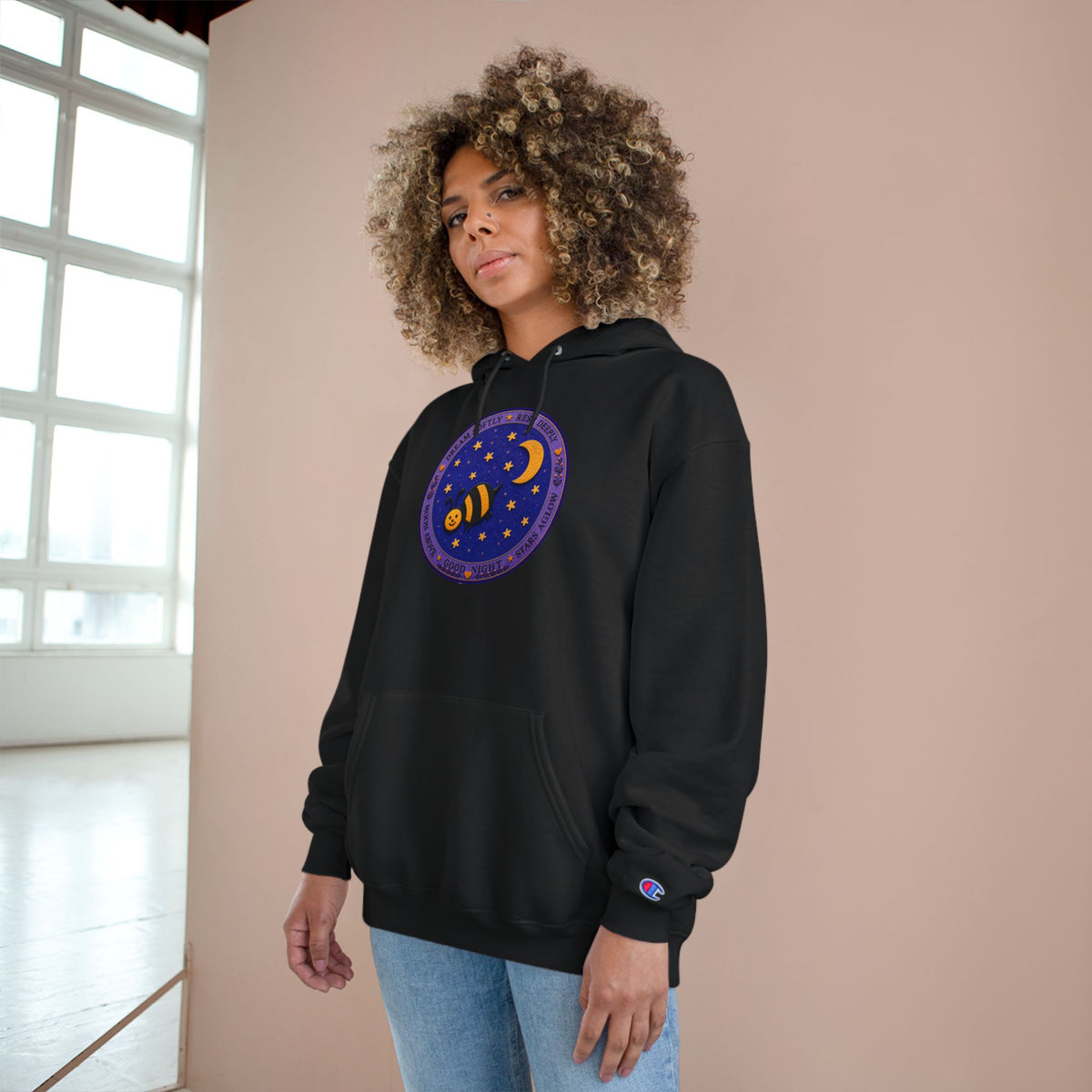 Unisex Bee Moon Hoodie