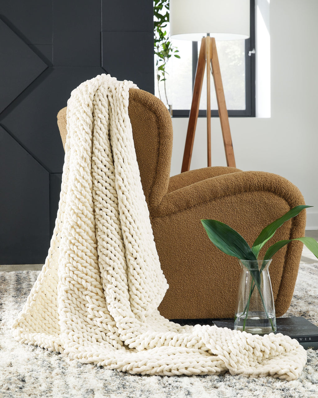 Chenille Knit Throw Blanket