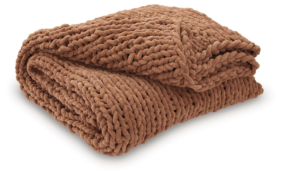 Chenille Knit Throw Blanket