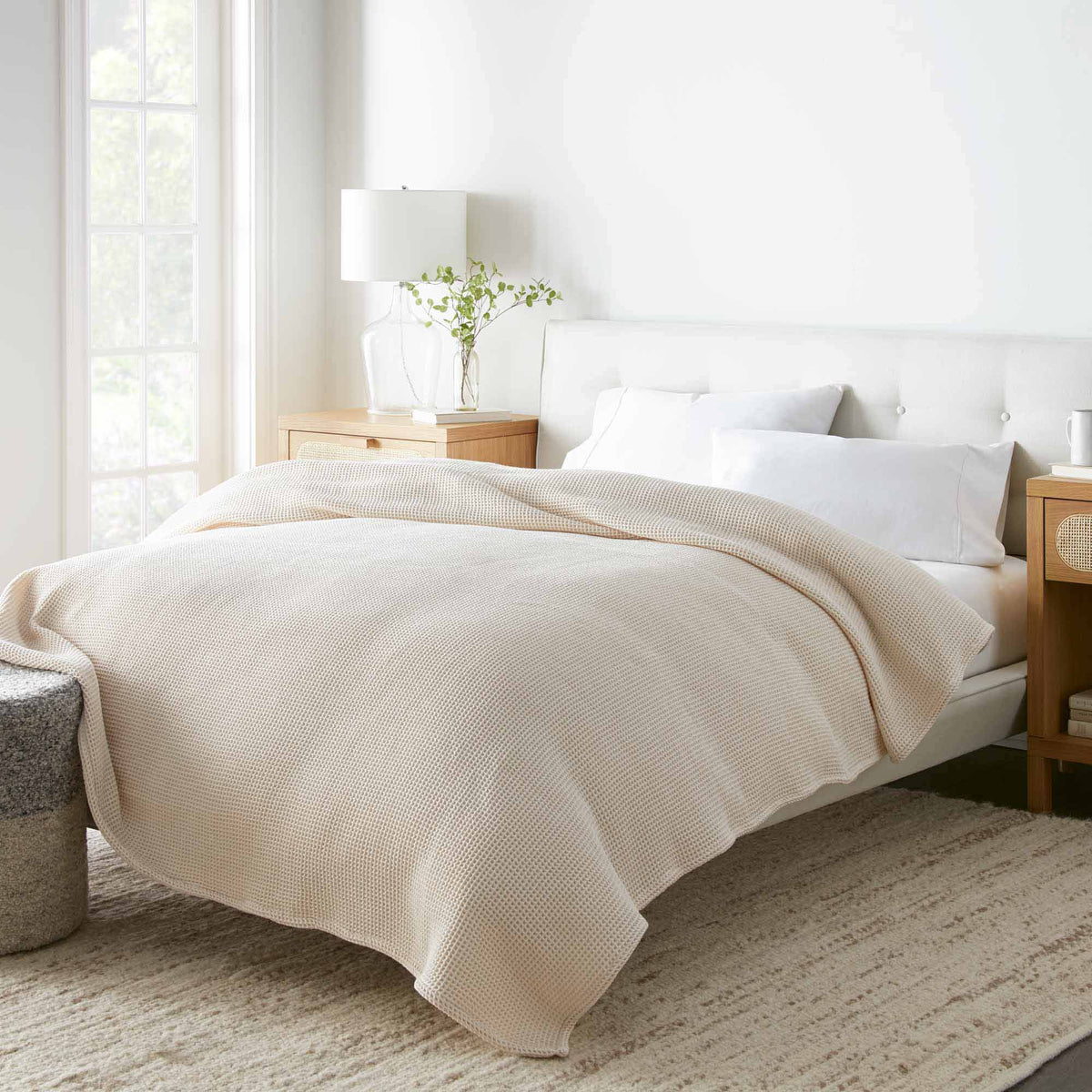 Organic Waffle Knit Blanket