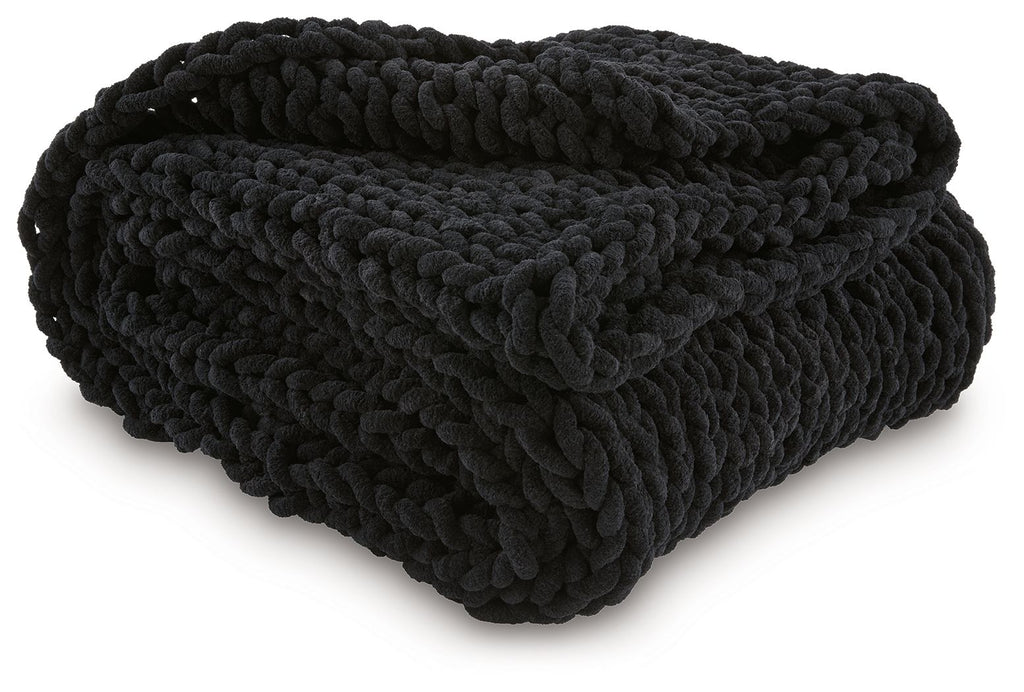 Chenille Knit Throw Blanket