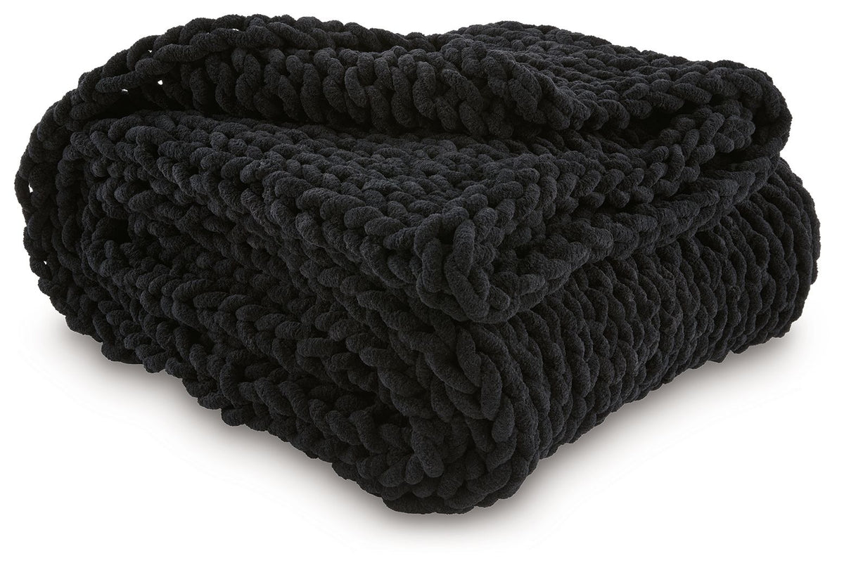 Chenille Knit Throw Blanket