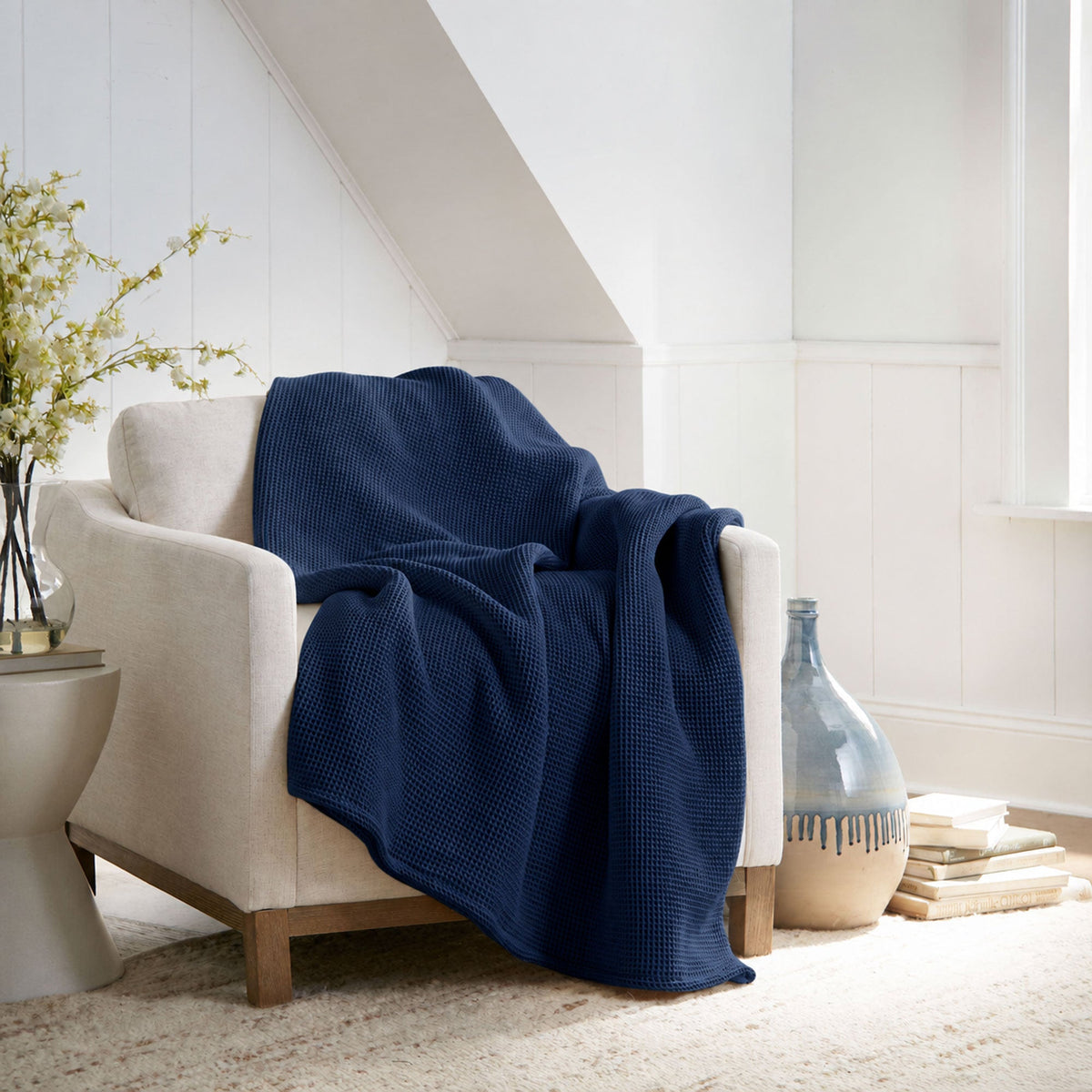 Organic Waffle Knit Blanket