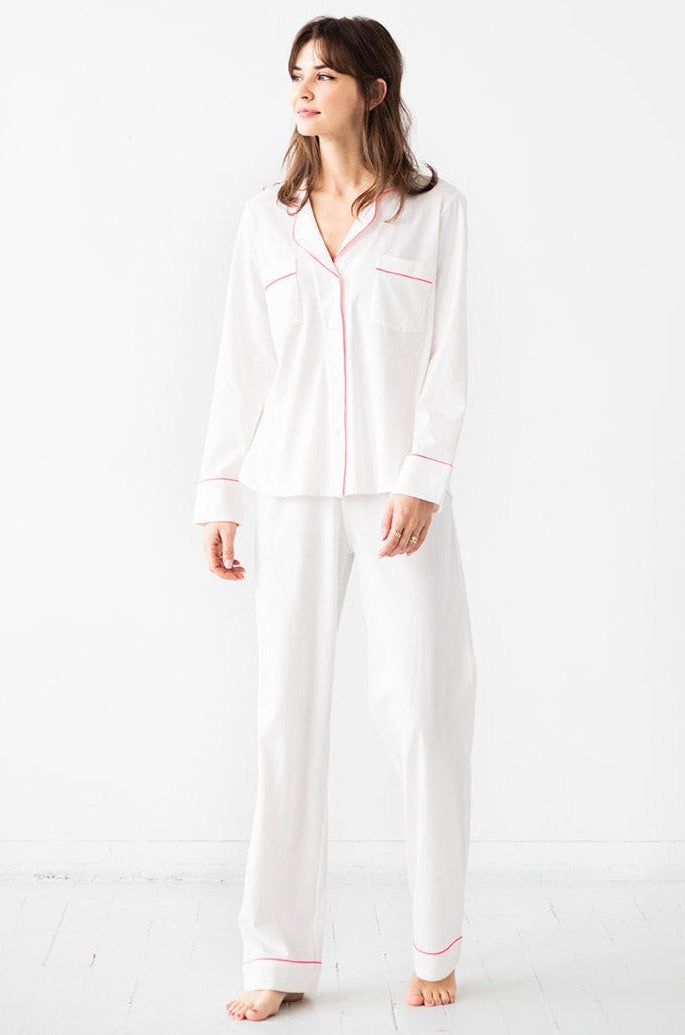 Brushed Pima Cotton Pajama Set