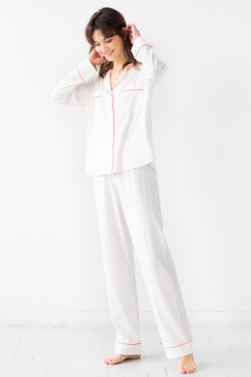 Brushed Pima Cotton Pajama Set