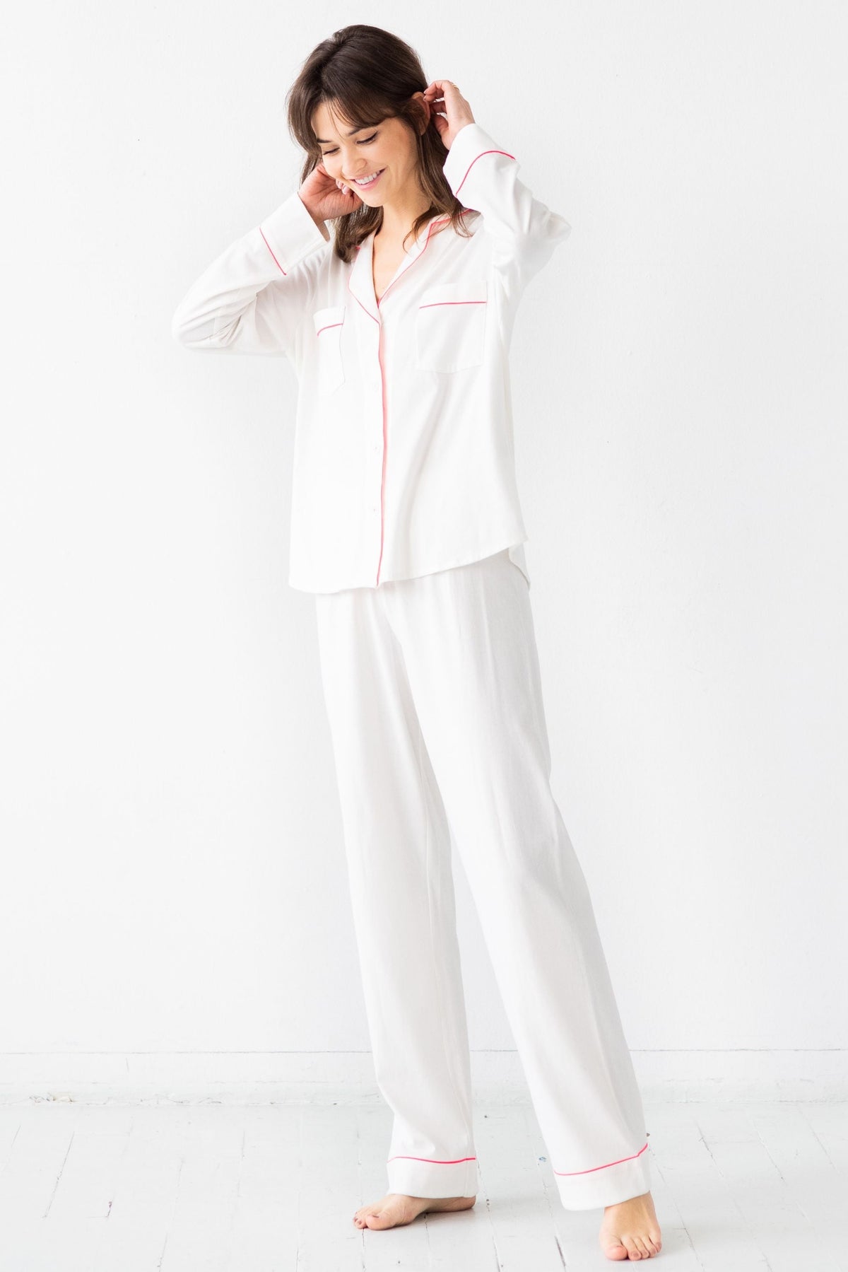 Brushed Pima Cotton Pajama Set