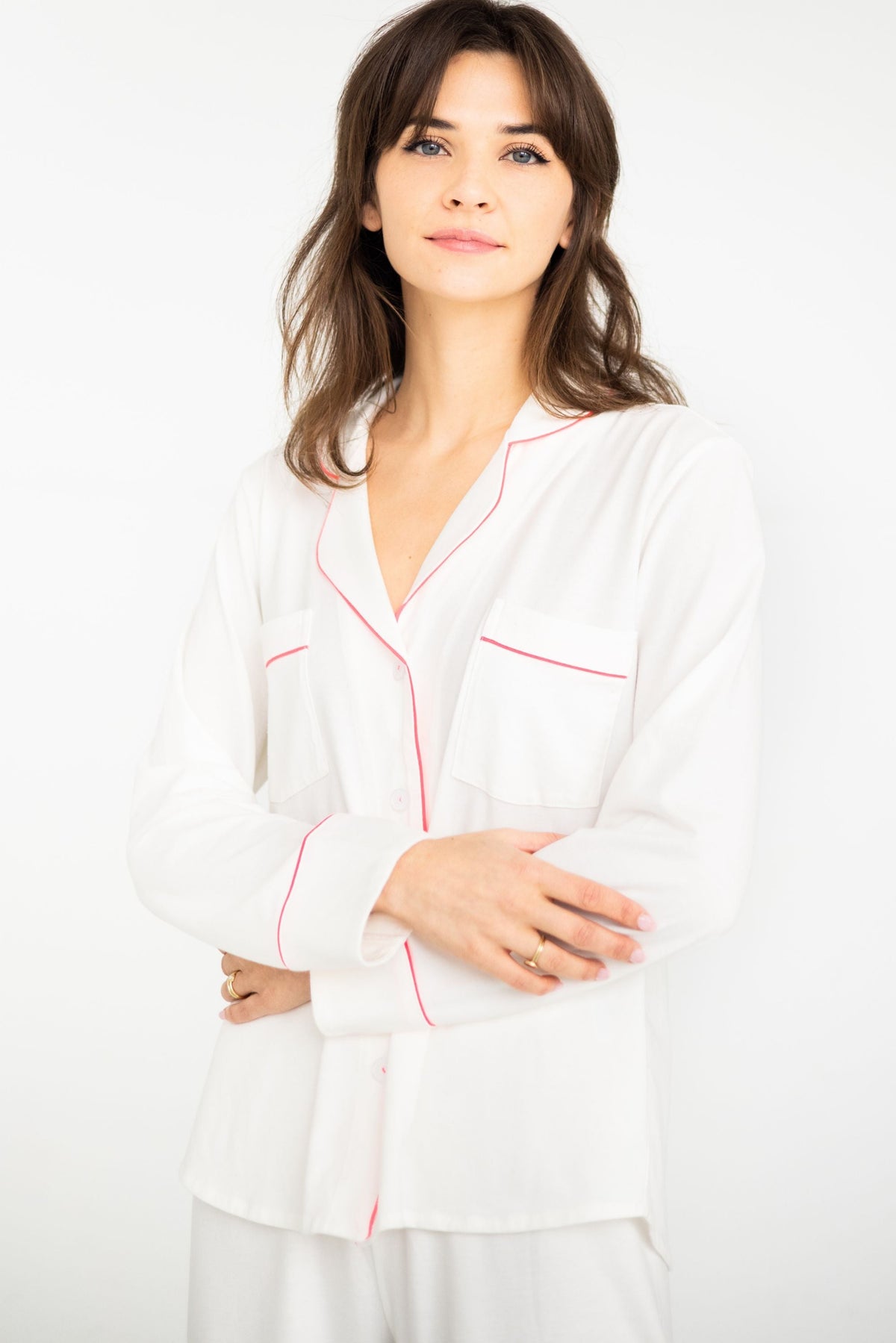 Brushed Pima Cotton Pajama Set