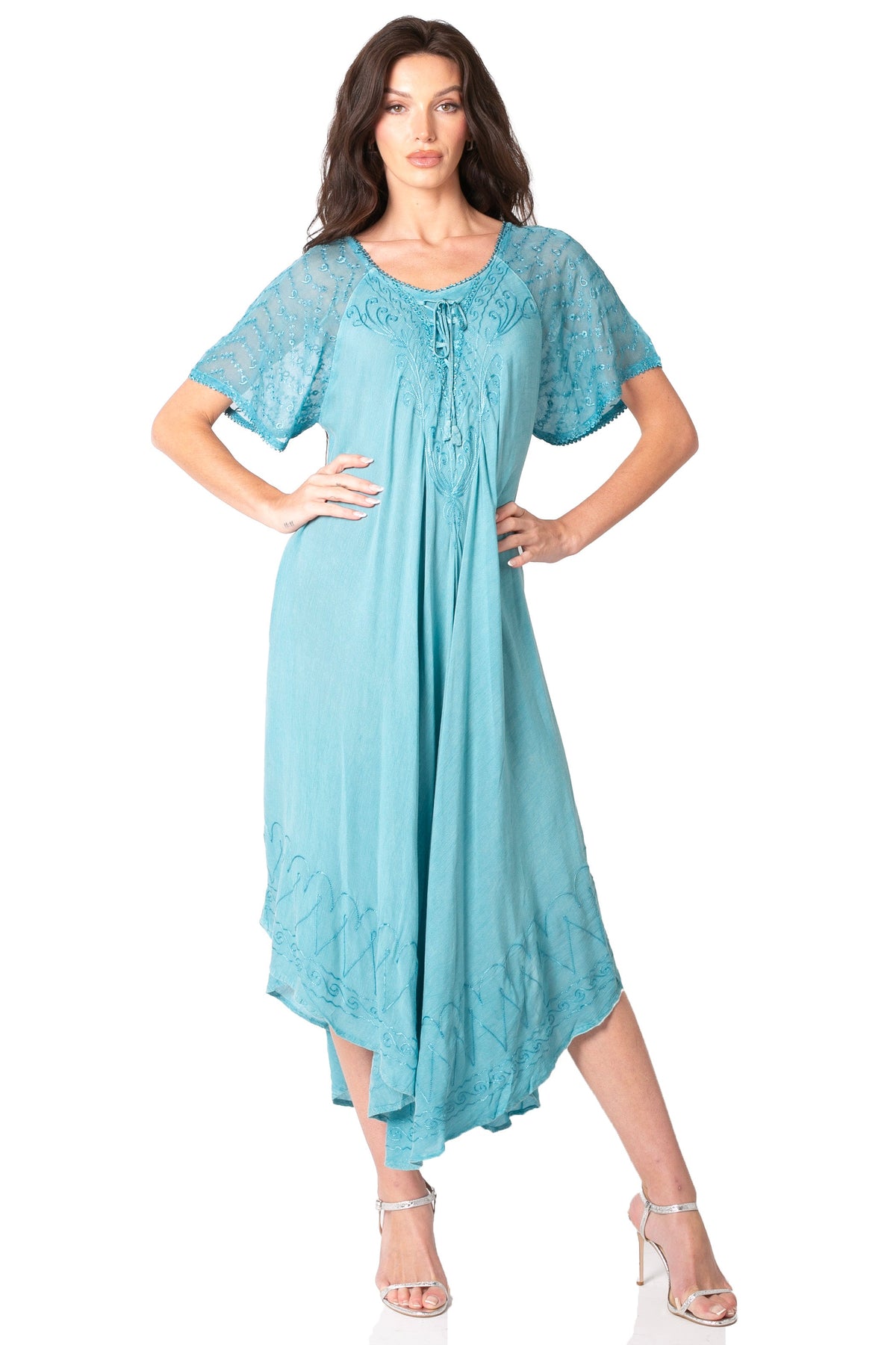 Helena Embroidered Nightgown