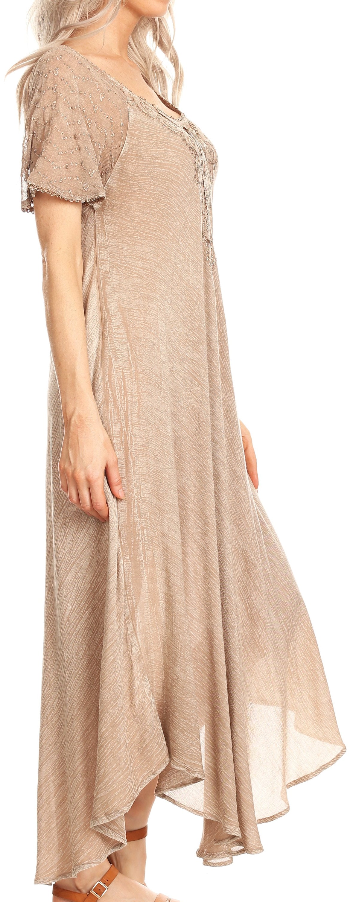Helena Embroidered Nightgown