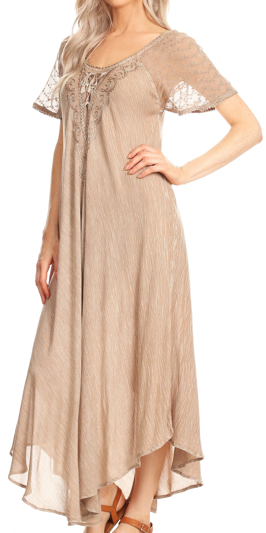 Helena Embroidered Nightgown