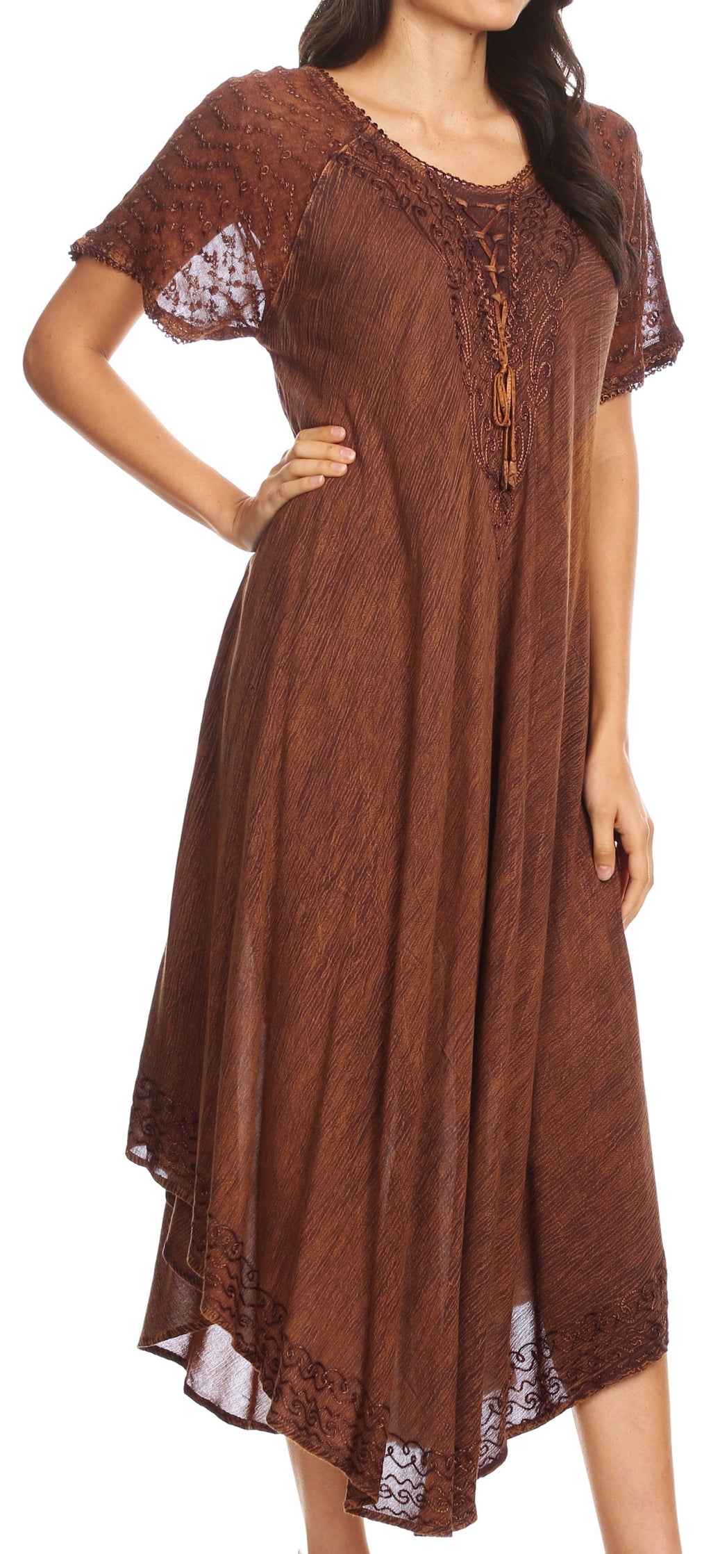 Helena Embroidered Nightgown