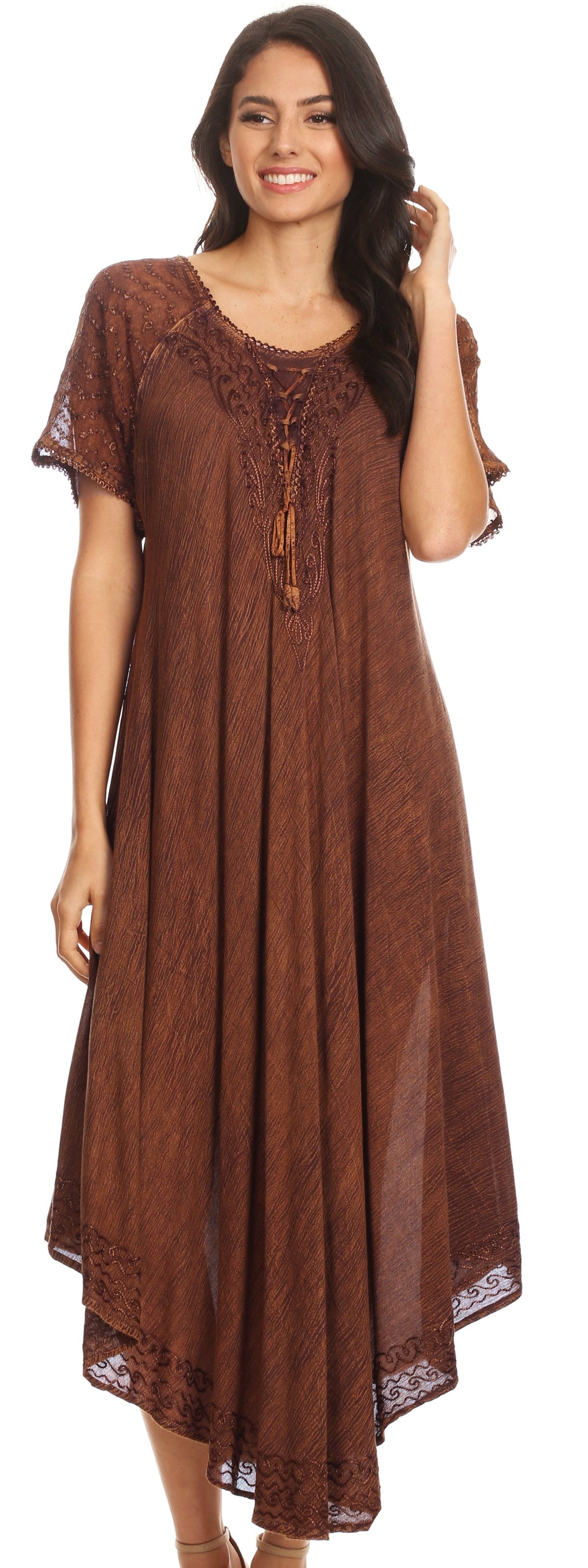 Helena Embroidered Nightgown