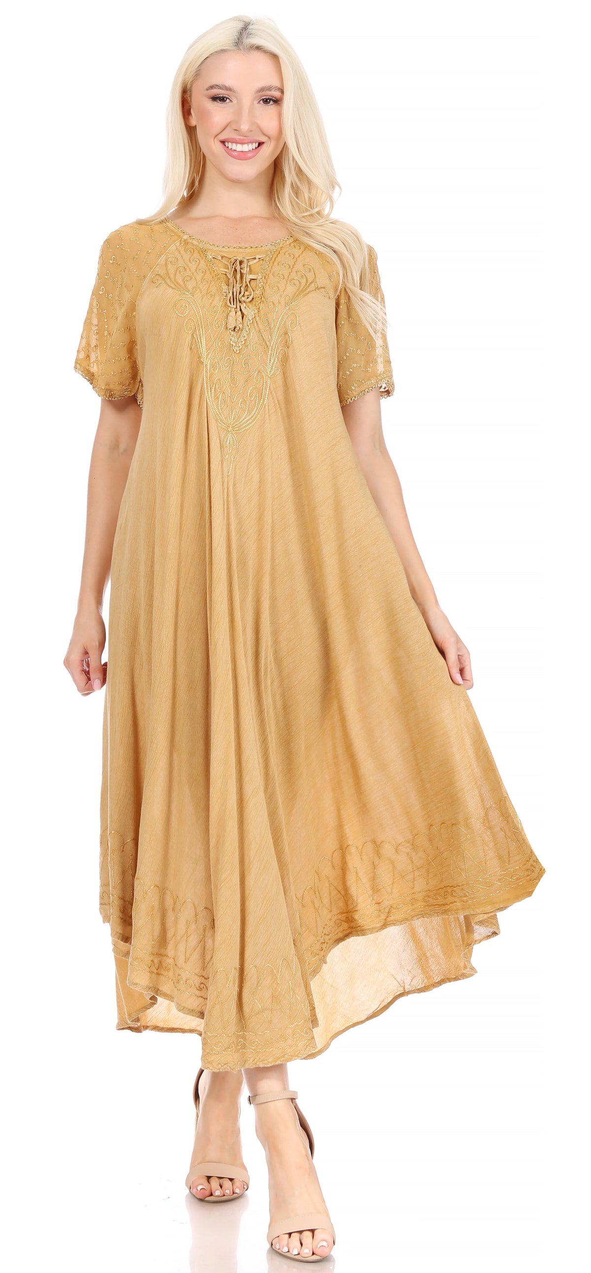Helena Embroidered Nightgown