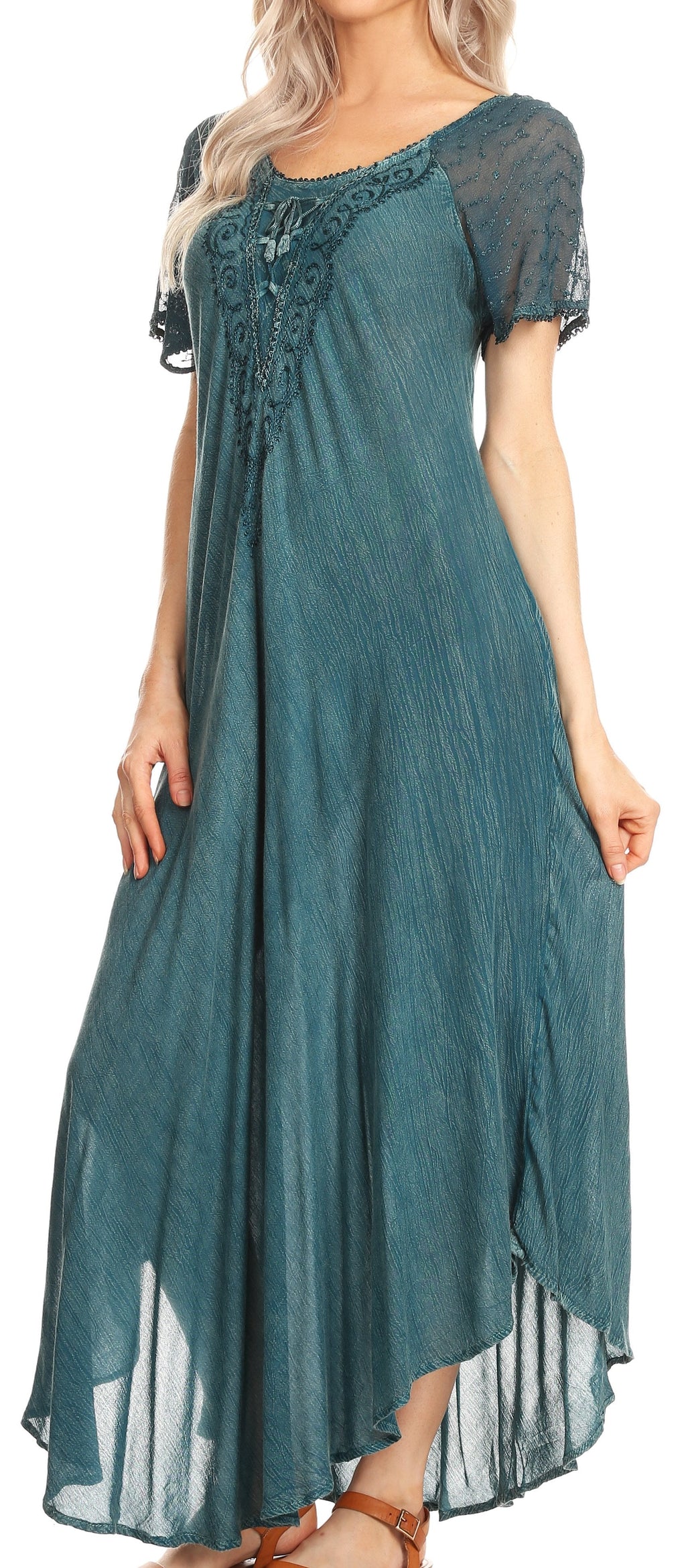 Helena Embroidered Nightgown