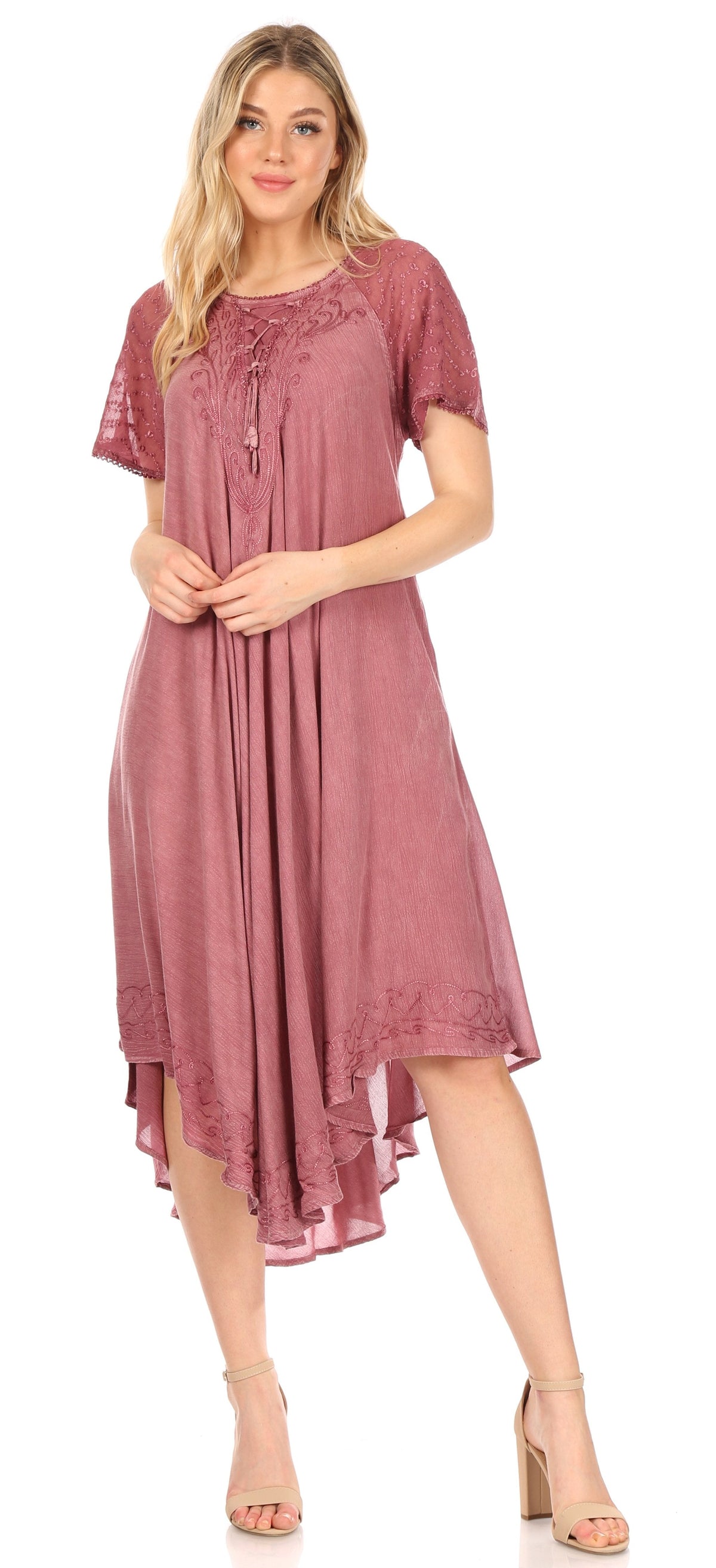 Helena Embroidered Nightgown