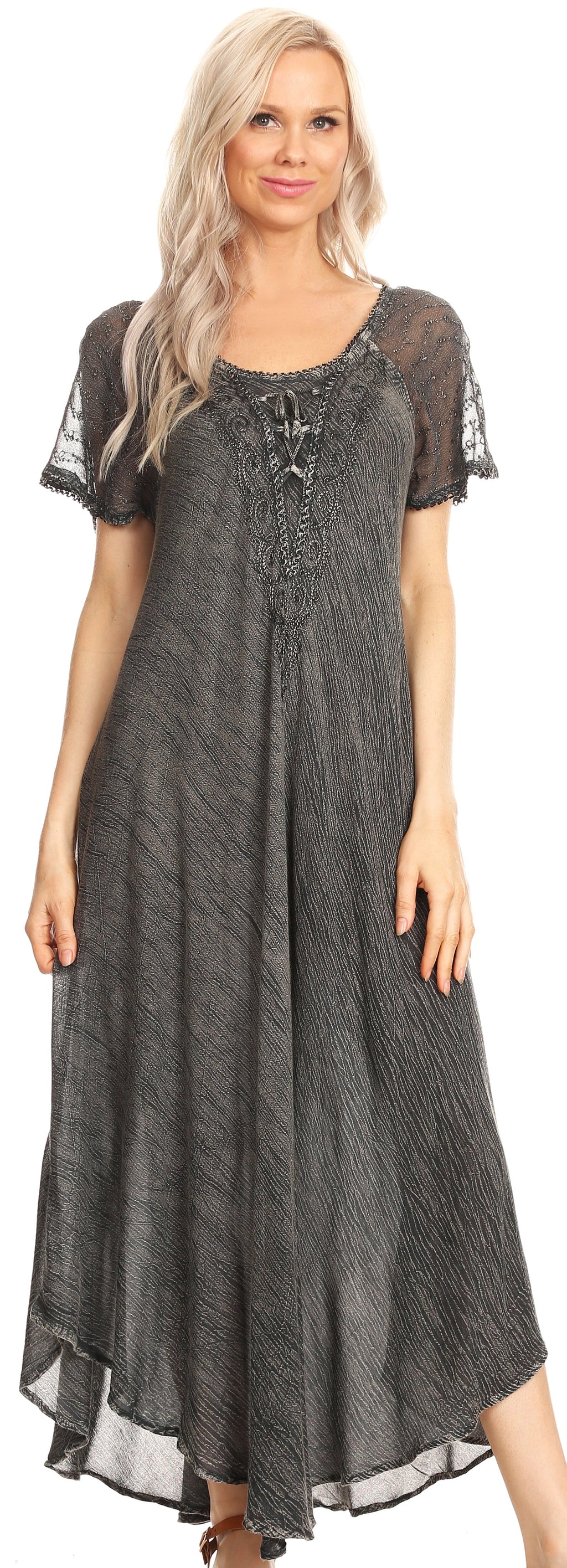 Helena Embroidered Nightgown