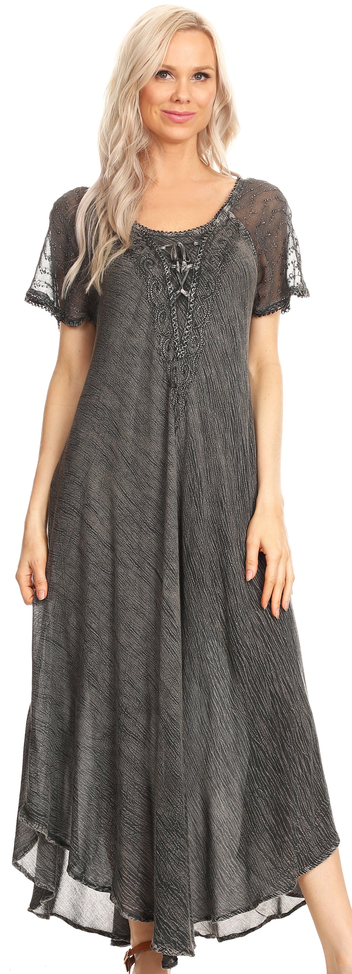 Helena Embroidered Nightgown