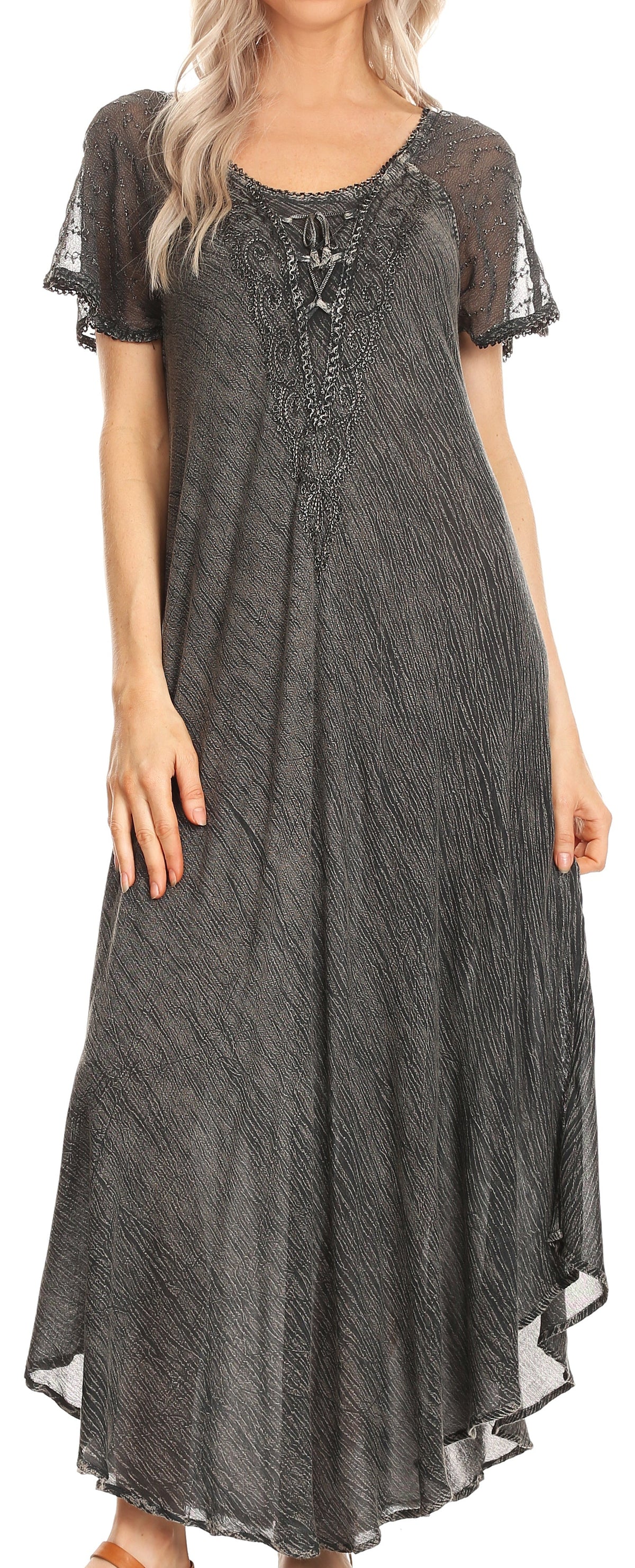 Helena Embroidered Nightgown