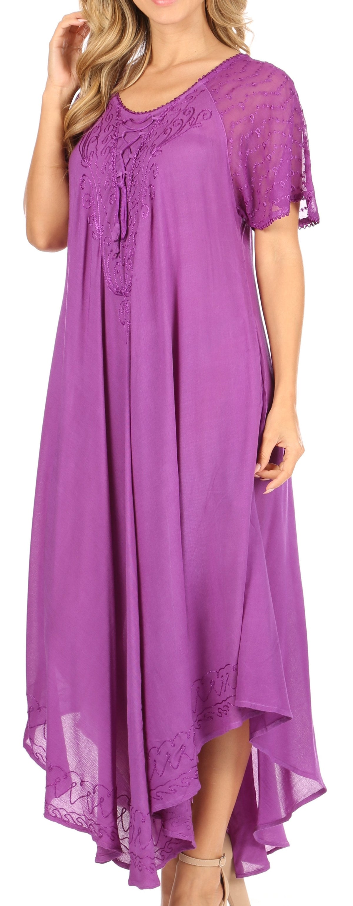 Helena Embroidered Nightgown