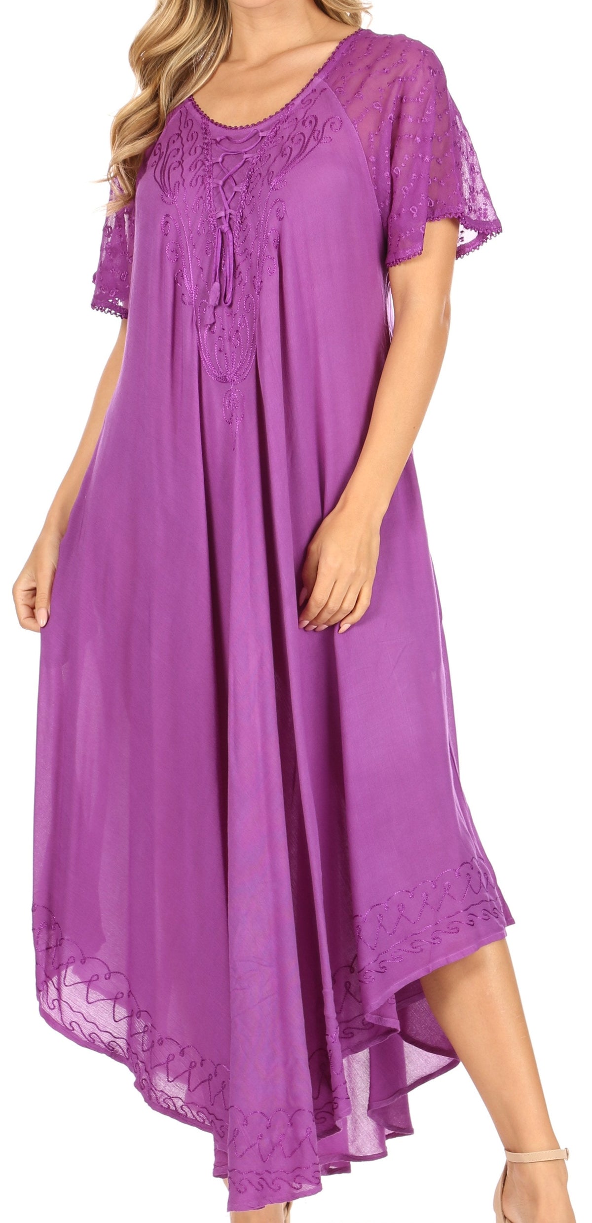 Helena Embroidered Nightgown