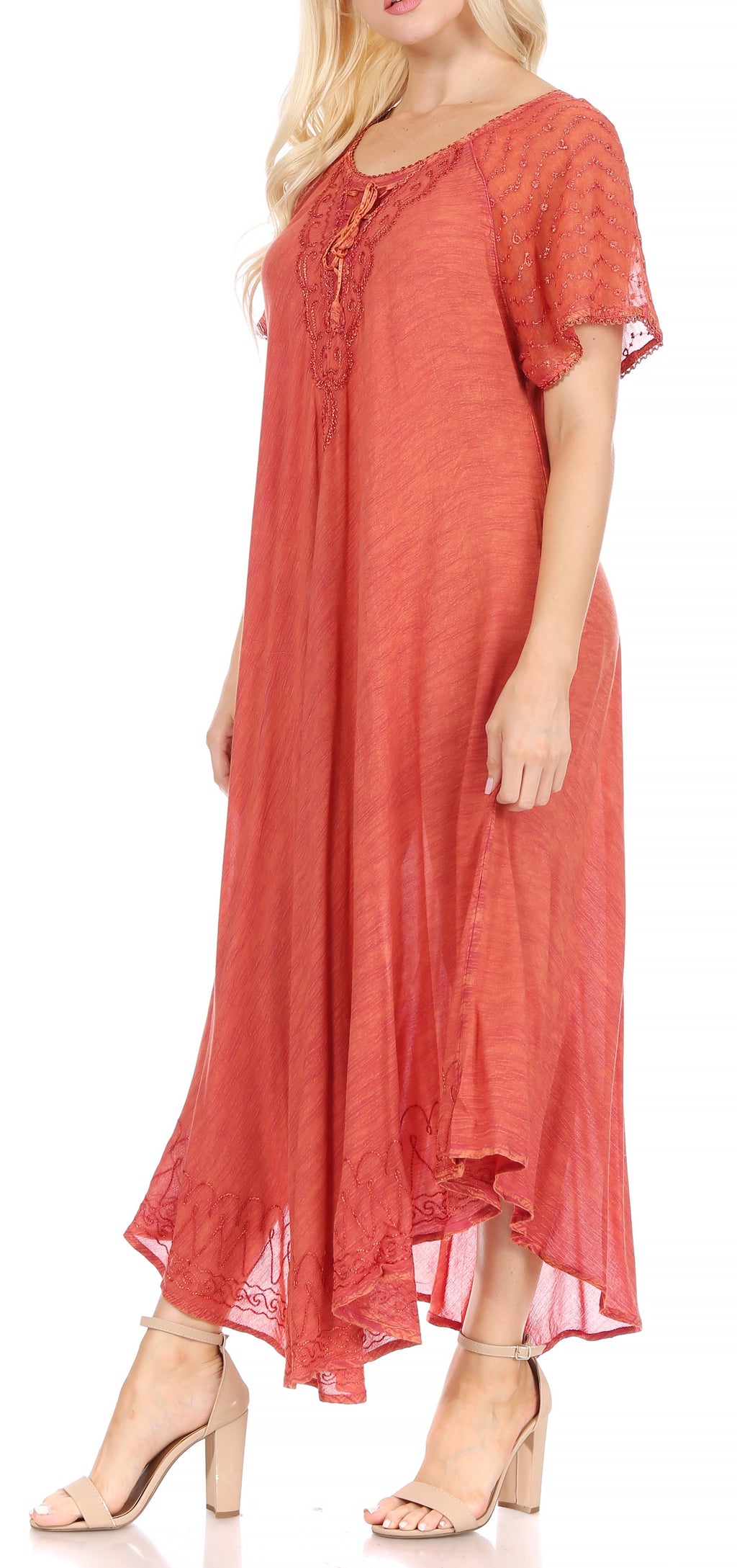 Helena Embroidered Nightgown