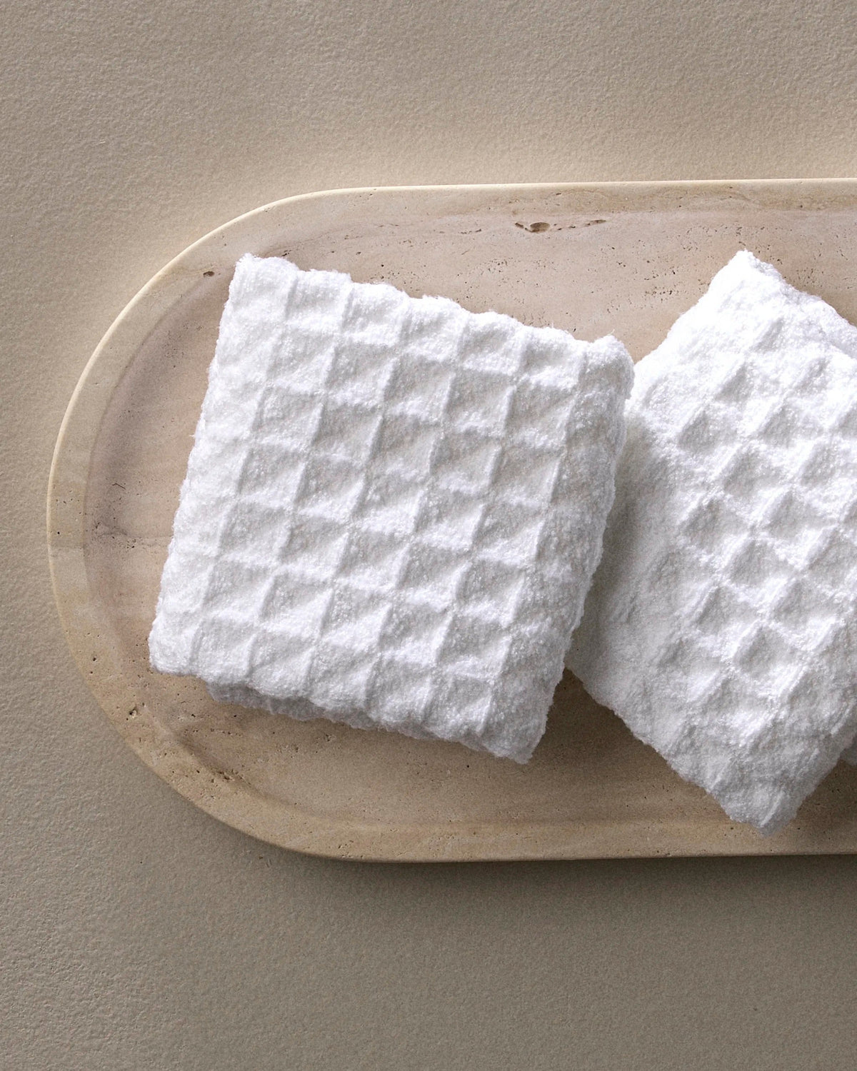 Cloud Waffle Bath Towel & Washcloth