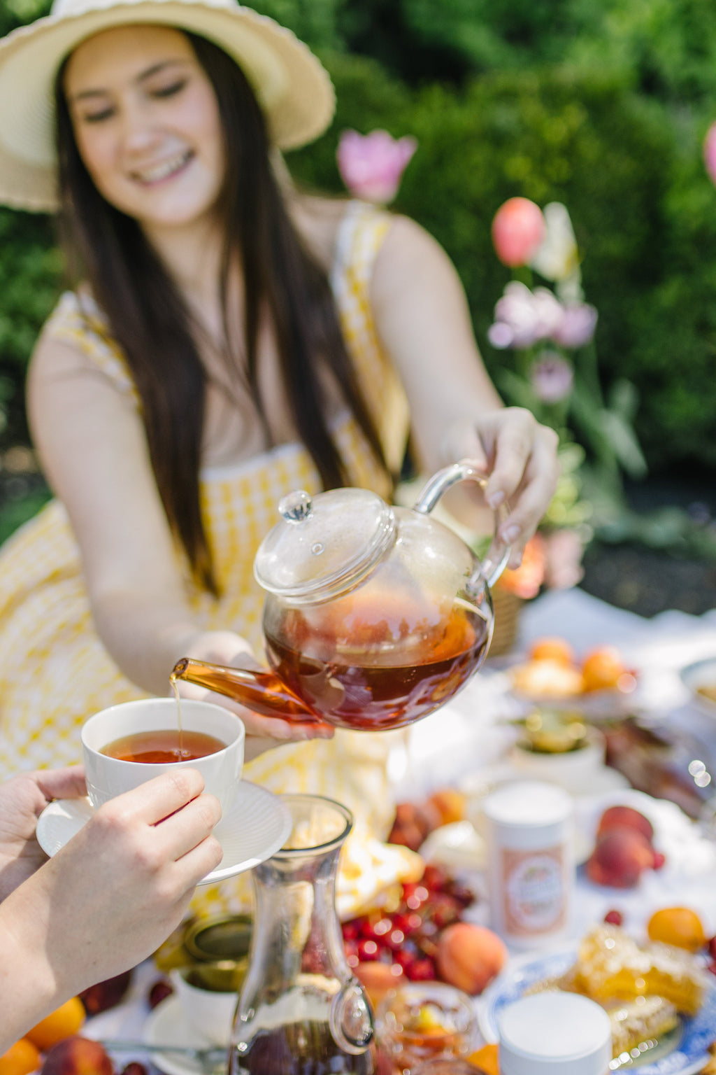 Summer Honey Peach Tea