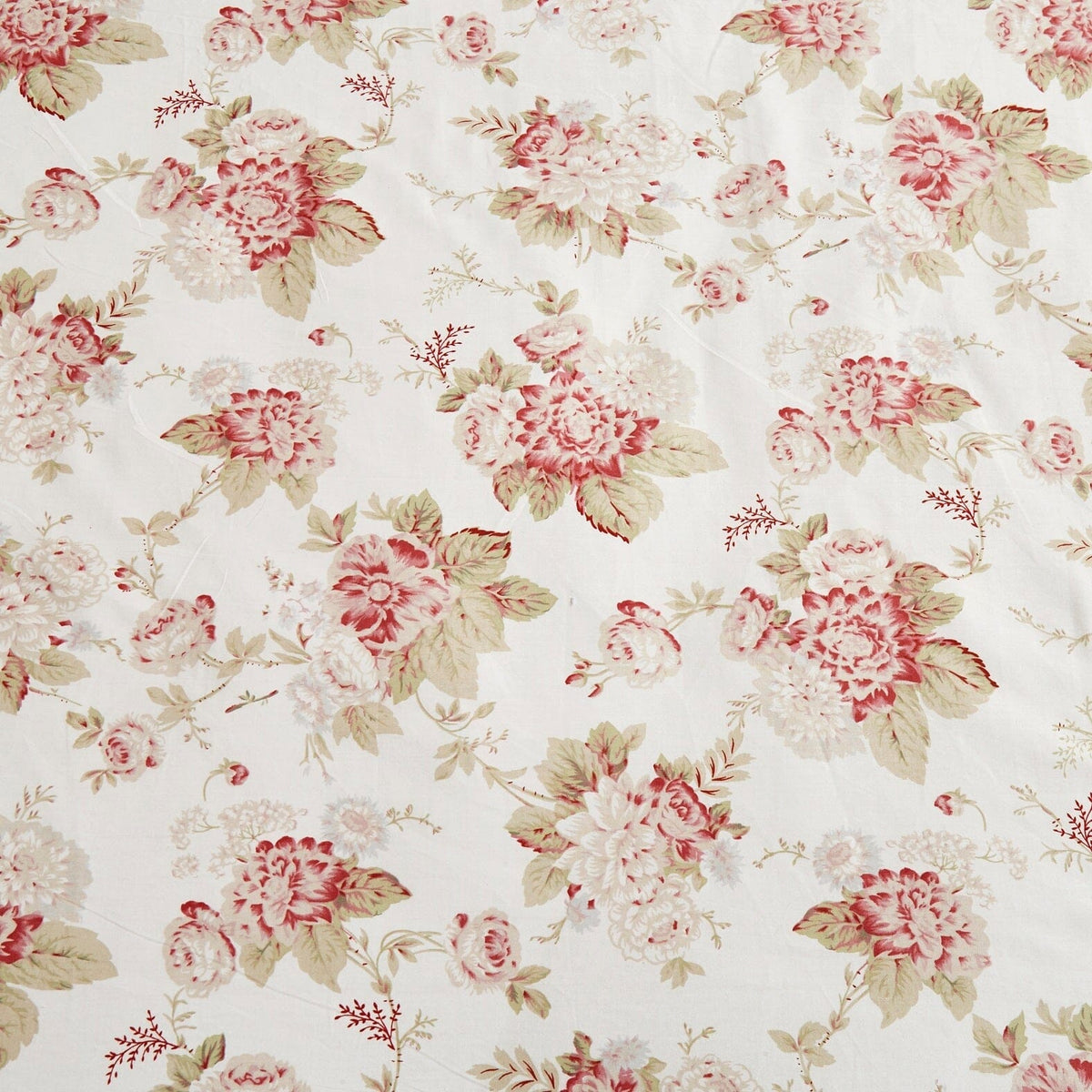Hint of Mint Floral Fitted Sheet Set