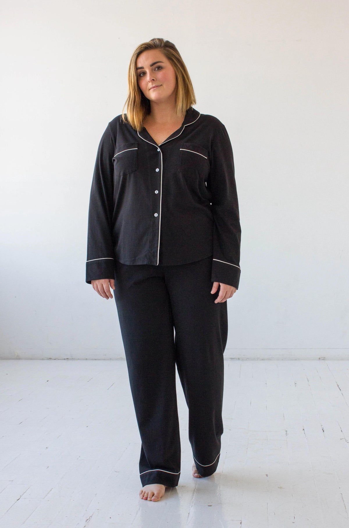 Brushed Pima Cotton Pajama Set