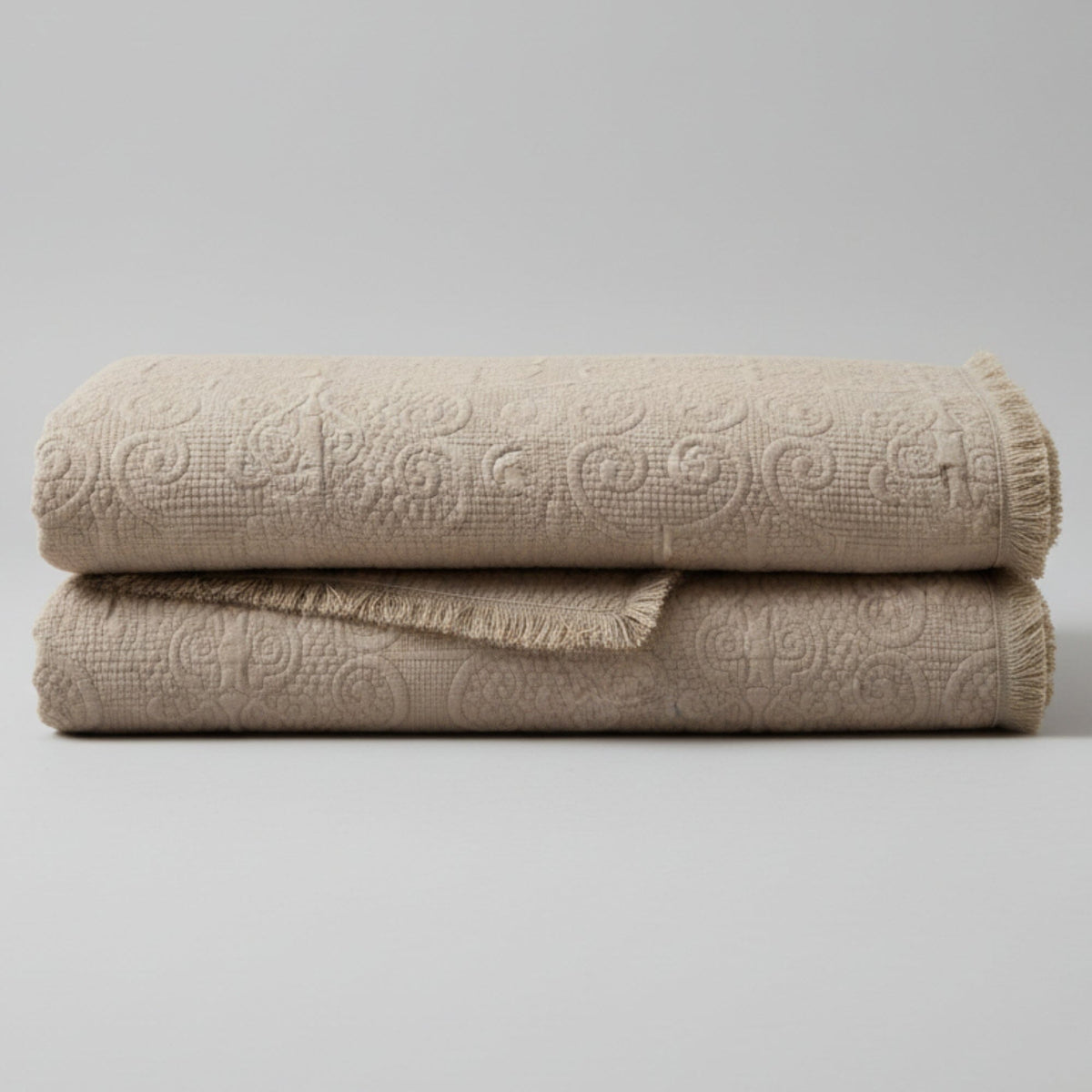 Cotton Quilted Throw Blanket