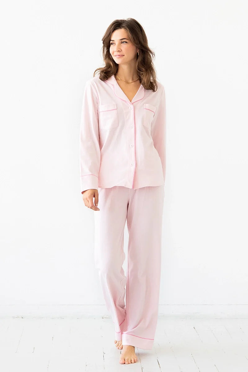 Brushed Pima Cotton Pajama Set