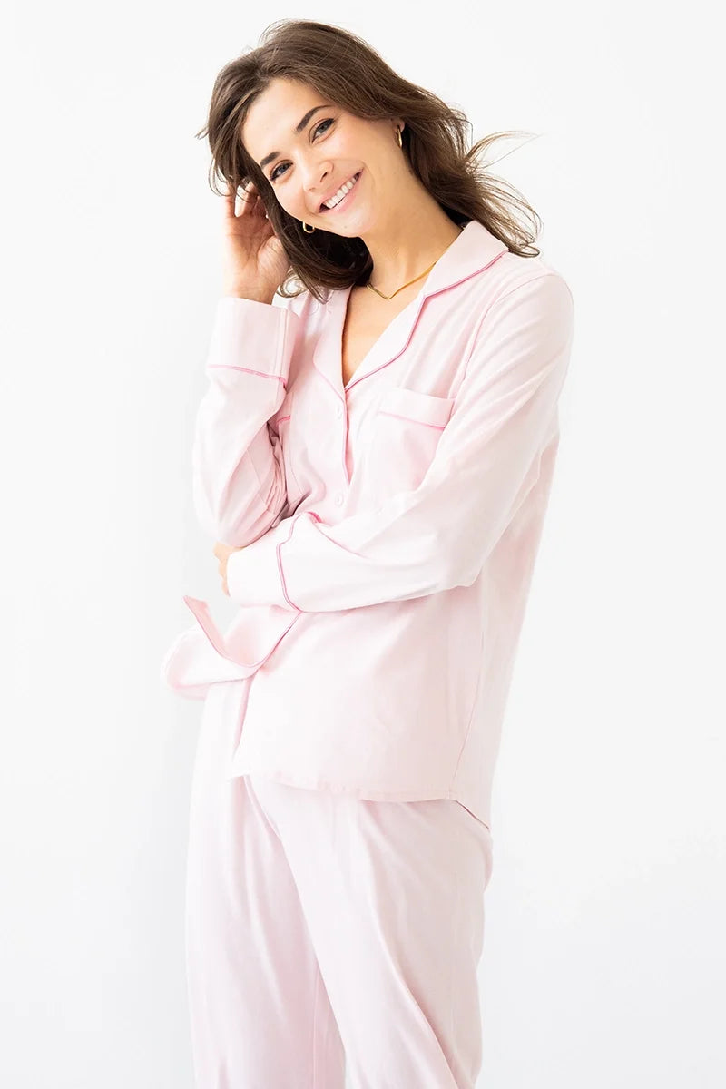 Brushed Pima Cotton Pajama Set