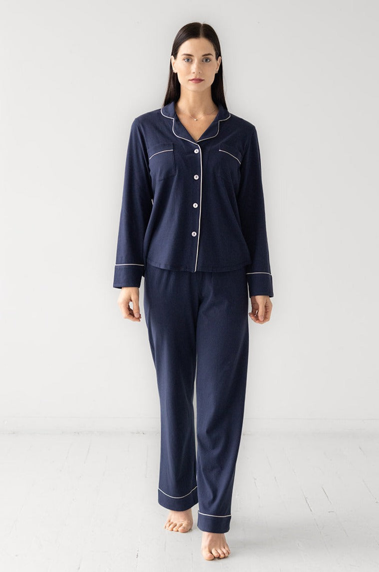 Brushed Pima Cotton Pajama Set