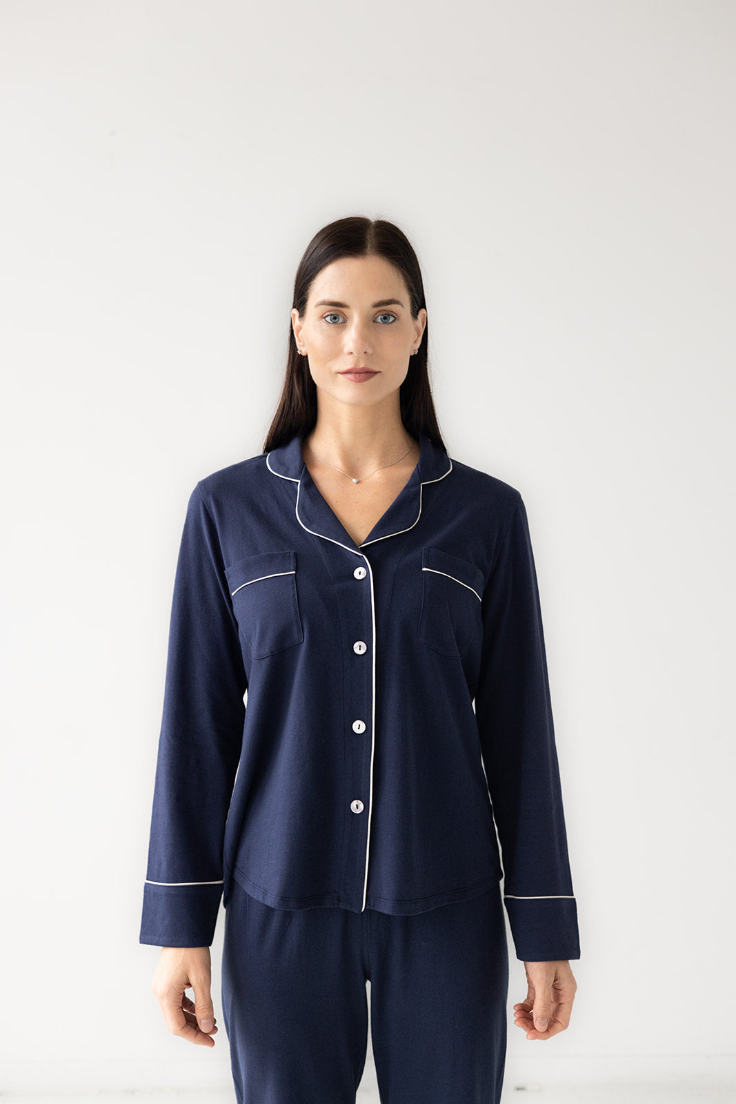 Brushed Pima Cotton Pajama Set