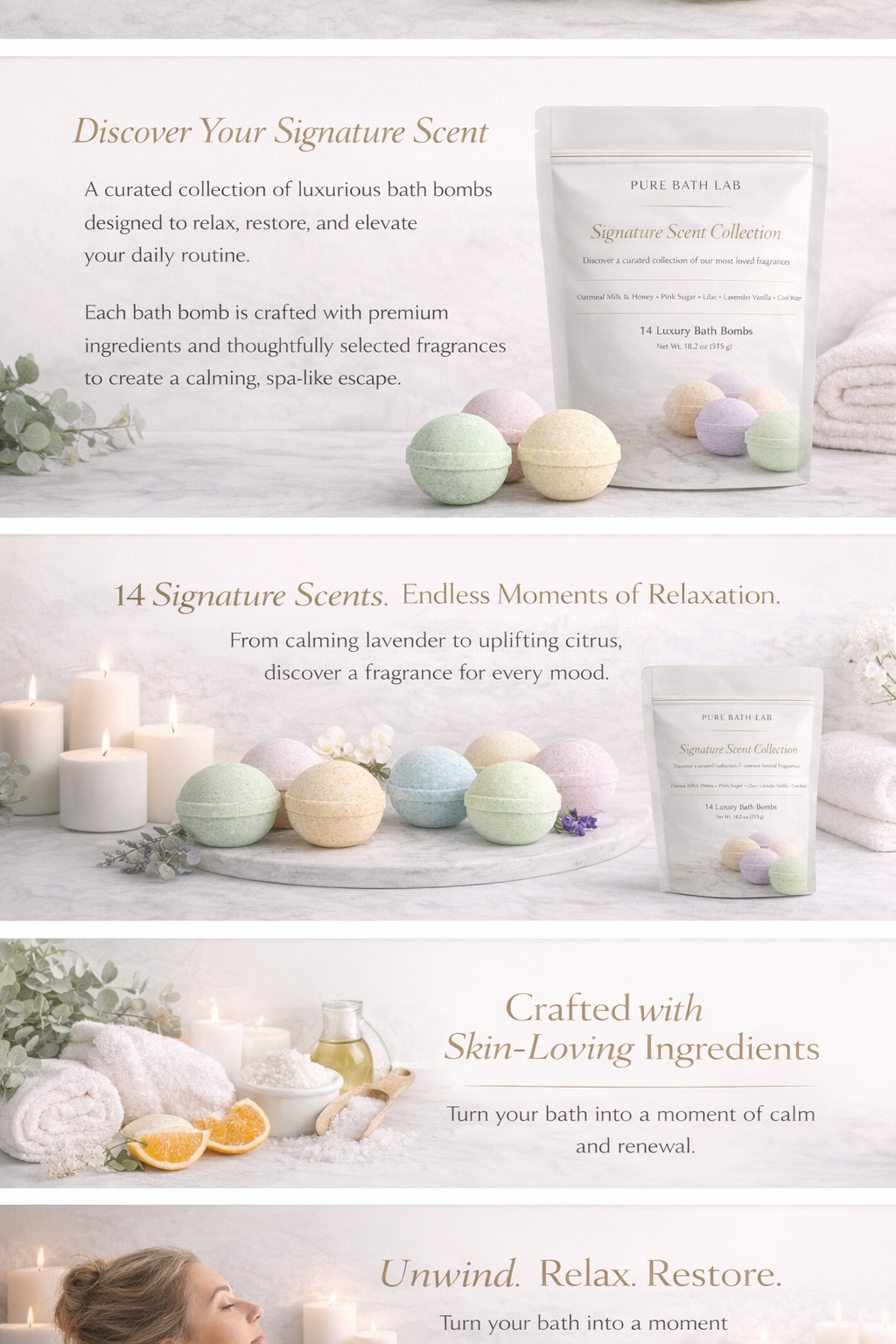 Floral Bath Bomb Gift Set