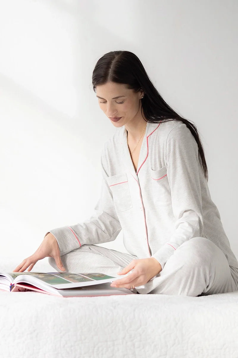 Brushed Pima Cotton Pajama Set
