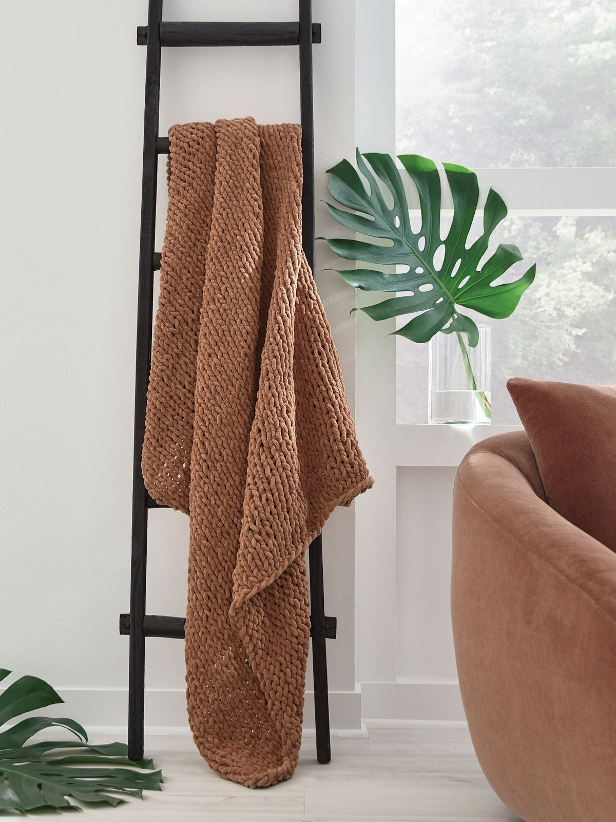 Chenille Knit Throw Blanket