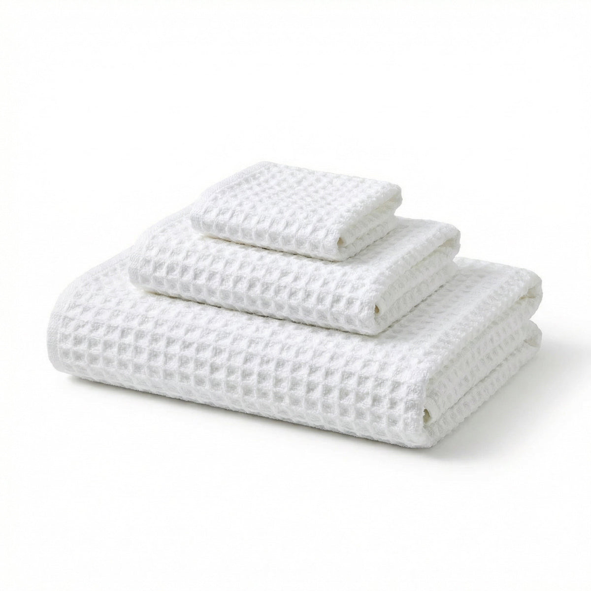 Cloud Waffle Bath Towel & Washcloth
