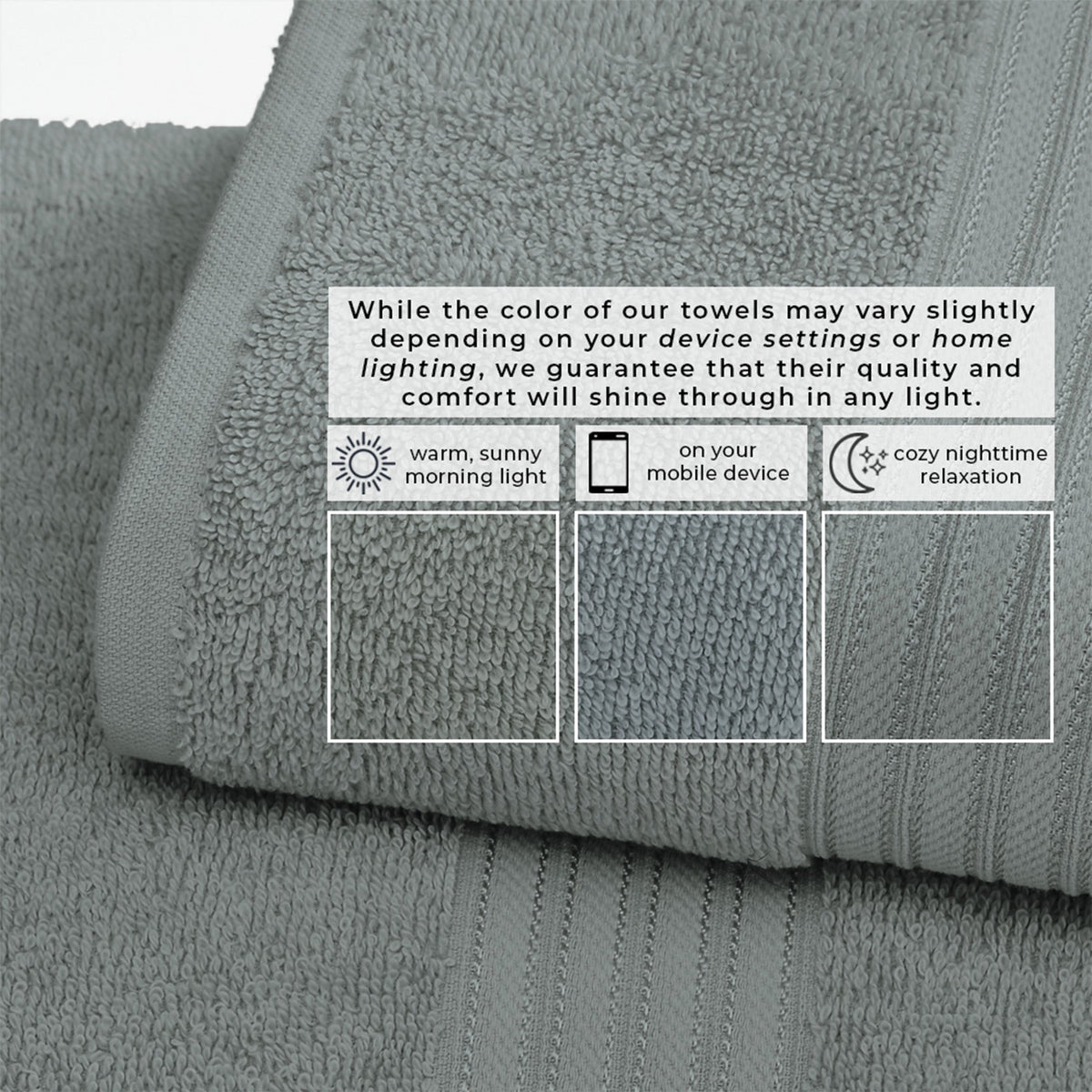 Cotton Terry Bath Towel Set