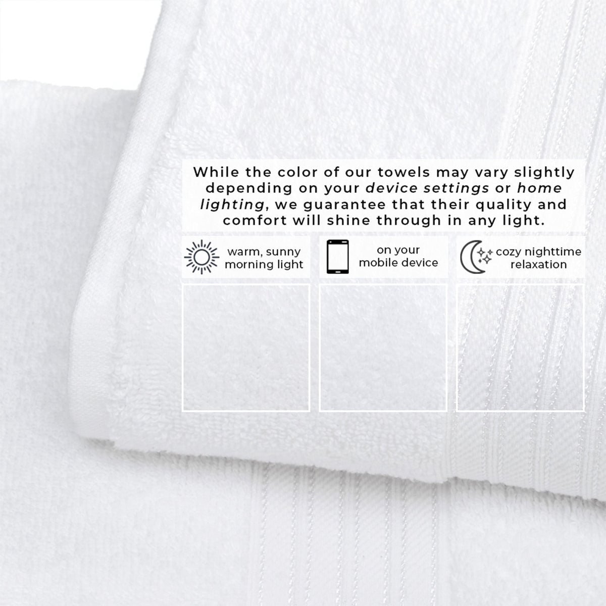 Cotton Terry Bath Towel Set