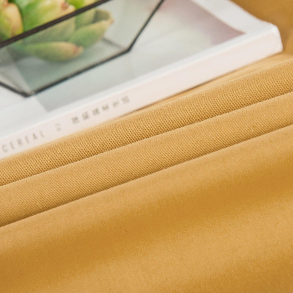 Honey Yellow Fitted Sheet Set