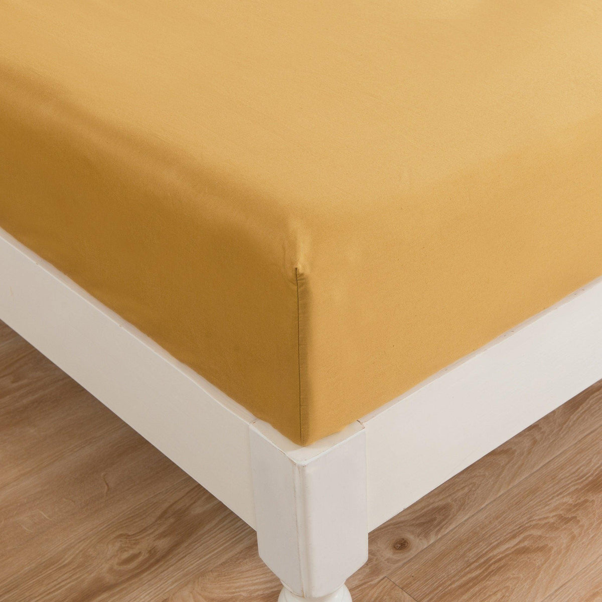Honey Yellow Fitted Sheet Set