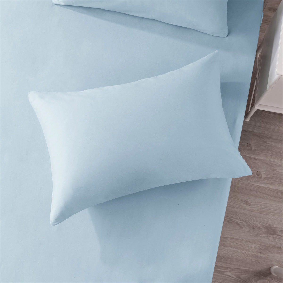 Seafoam Blue Fitted Sheet Set