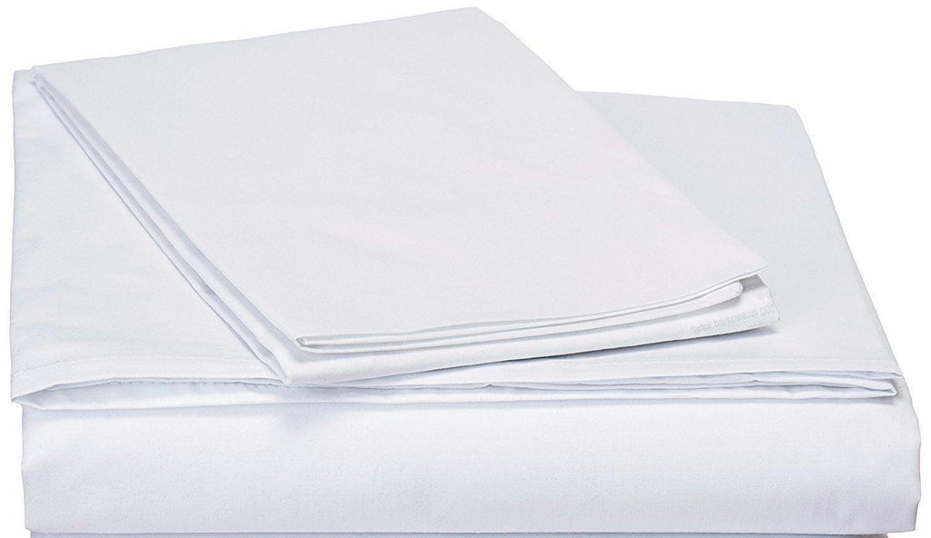 White Cotton Fitted Sheet Set