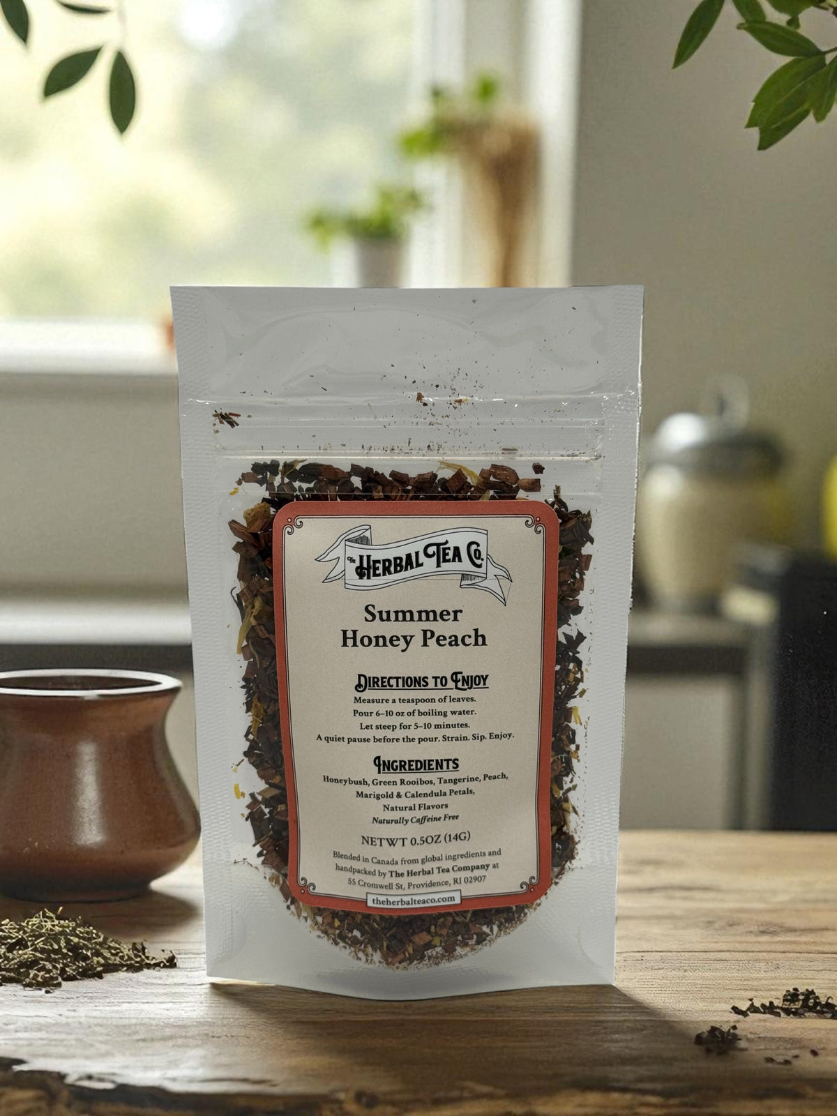 Summer Honey Peach Tea