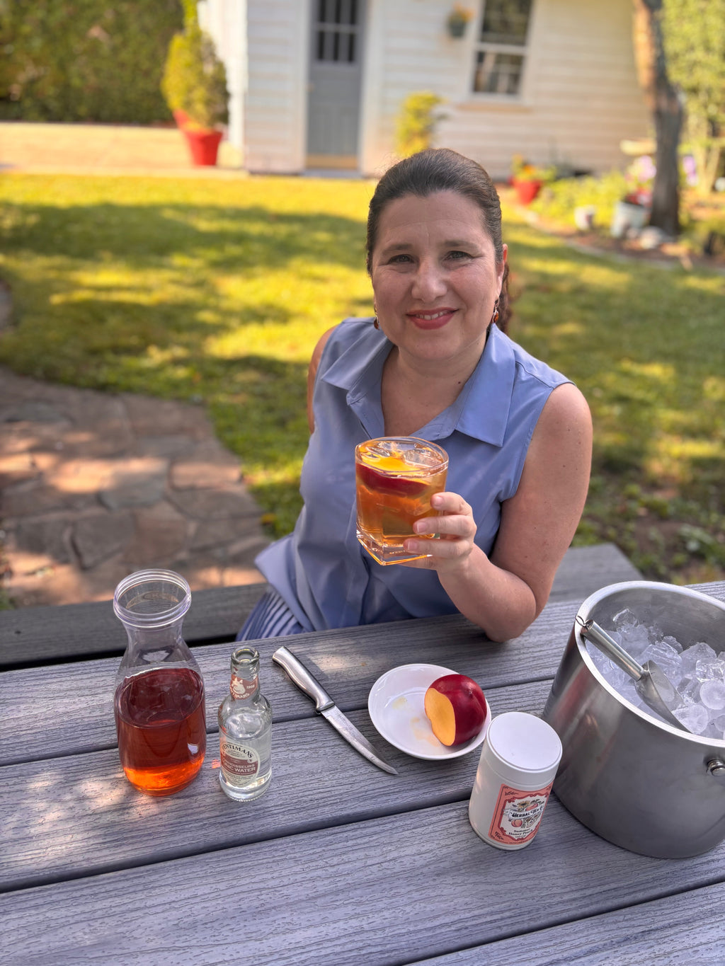Summer Honey Peach Tea