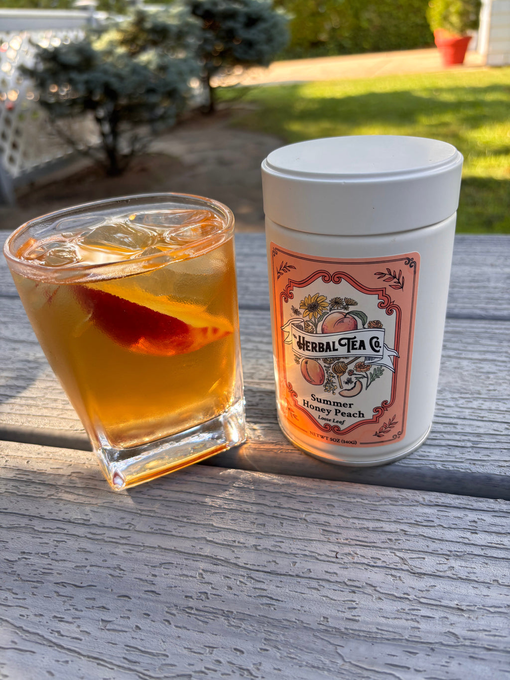 Summer Honey Peach Tea